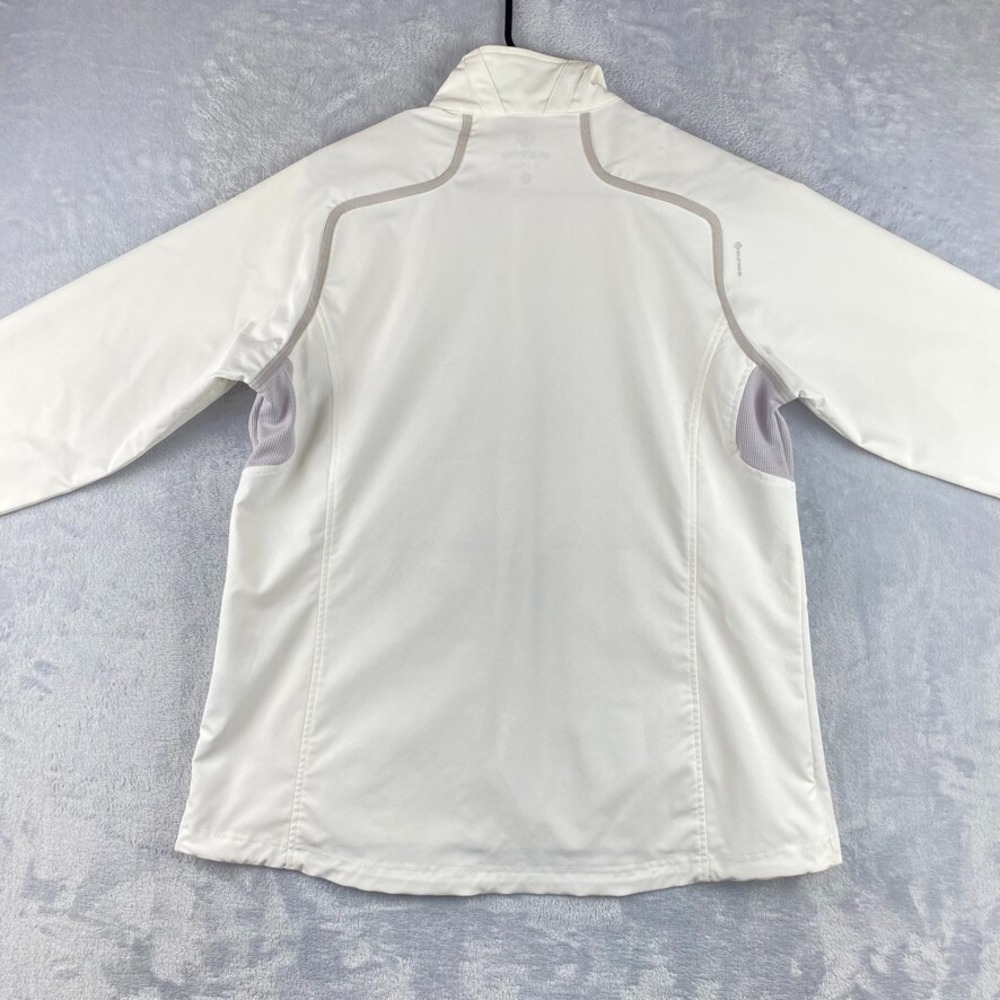 Sunice Track Jacket Womens XL White Lightweight Full Zip Softshell Golf Tech - Picture 9 of 12